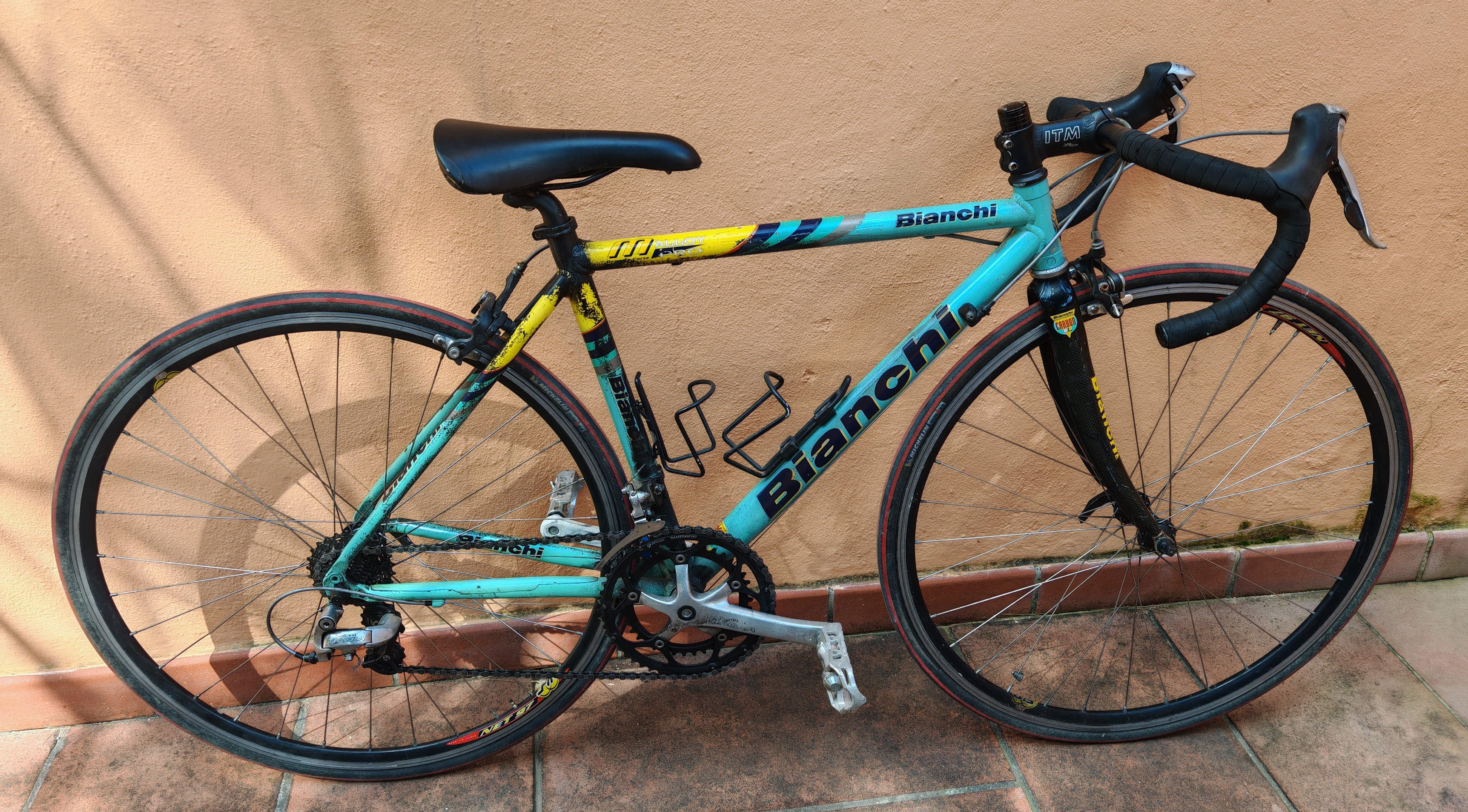 Bici corsa taglia S. bianchi m alloy pro taglia piccola 43