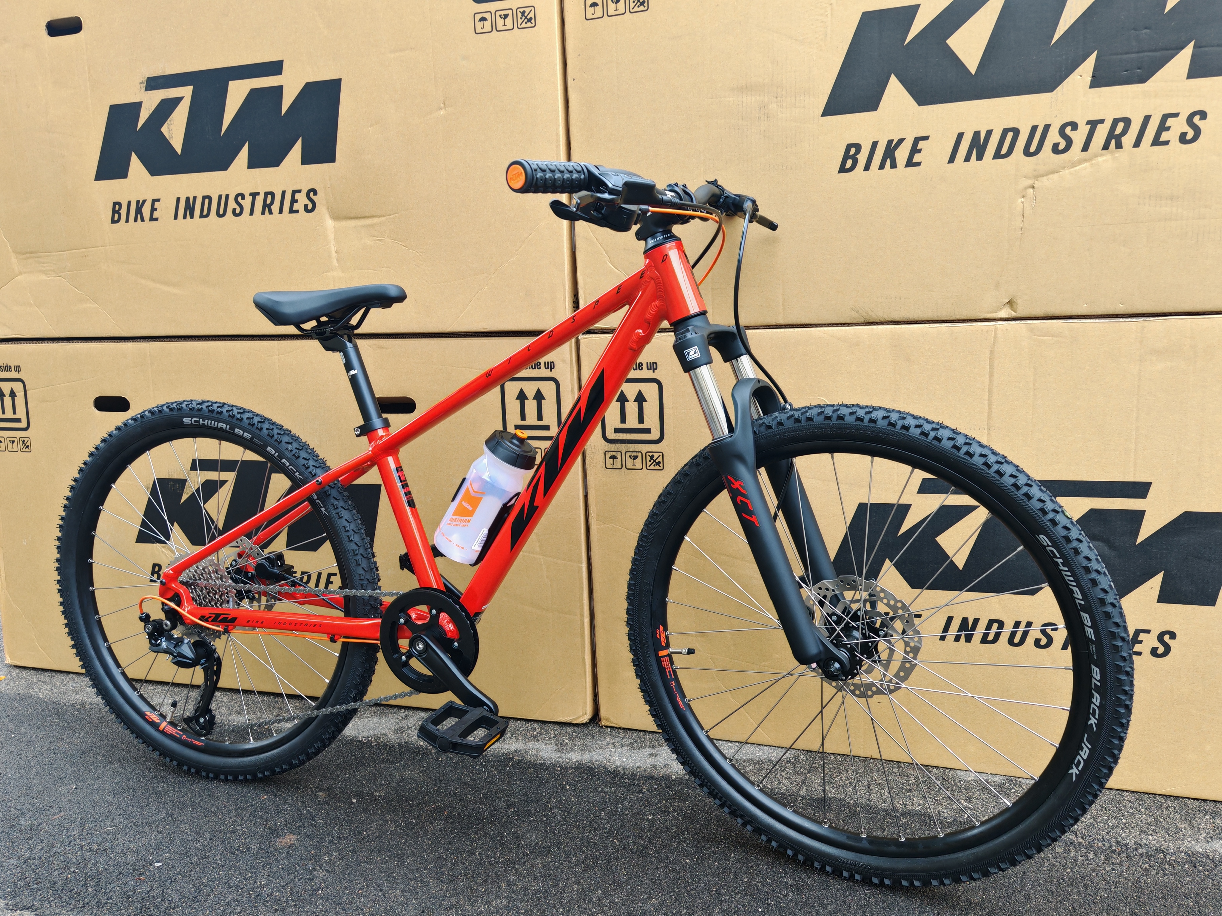 Mtb da 24 " KTM wild speed alloy front ammortizzata