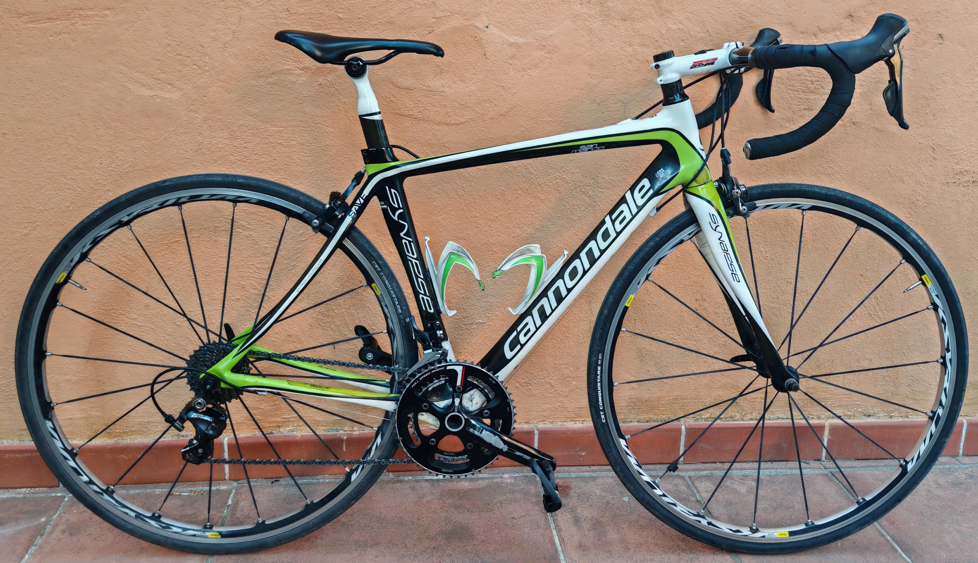 Reat bike Cannondale synapse carbon taglia S